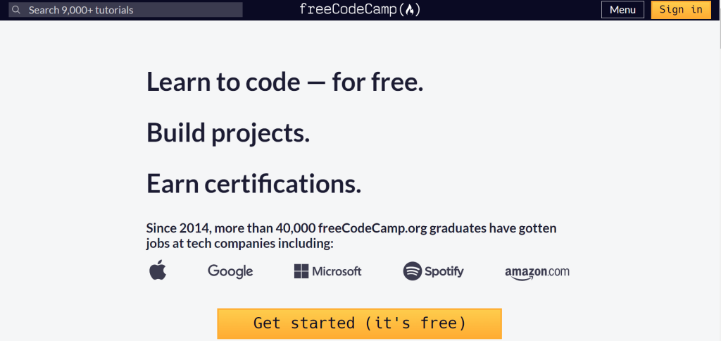 FreeCodeCamp Software Developer Community