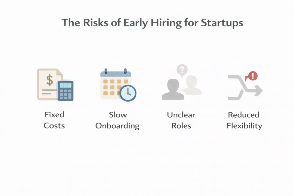 Risk of Early Hiring For Startups.
